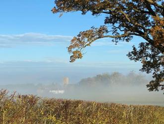 Morning view towards our Church